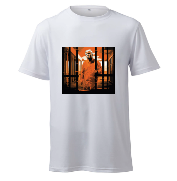 TRUMP BEHIND BARS - T-Shirt