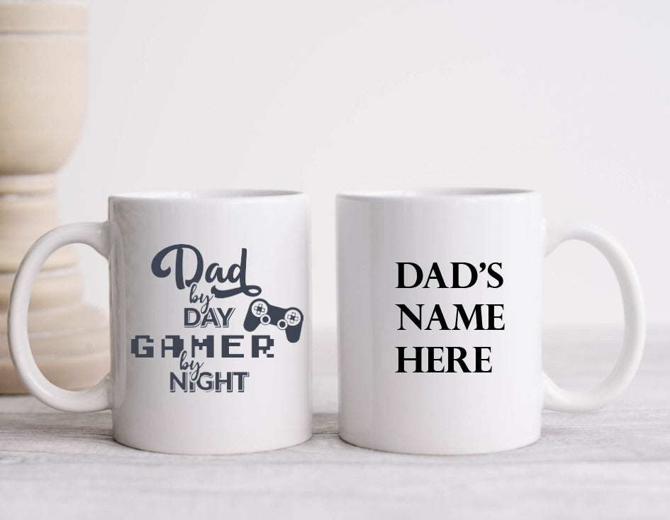 Dad By Day, Gamer By Night - 15oz Coffee Mug