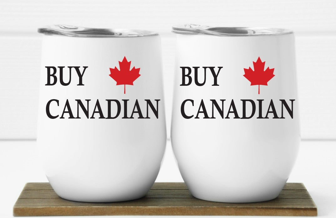 Buy Canadian -  12oz Wine Tumbler