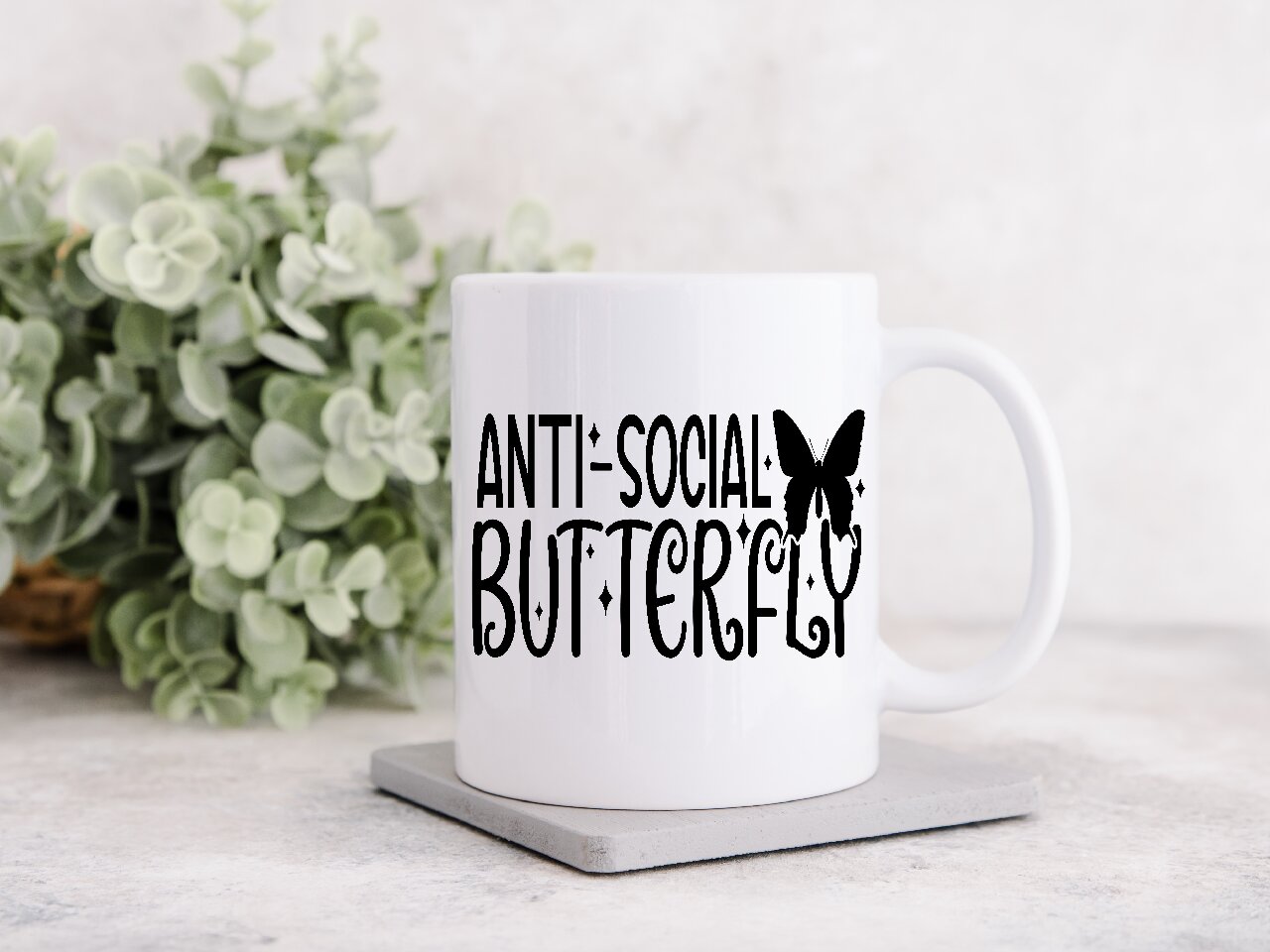 Anti-Social Butterfly - Coffee Mug