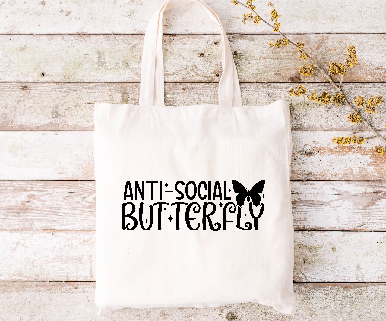 Anti-Social Butterfly - Tote Bag