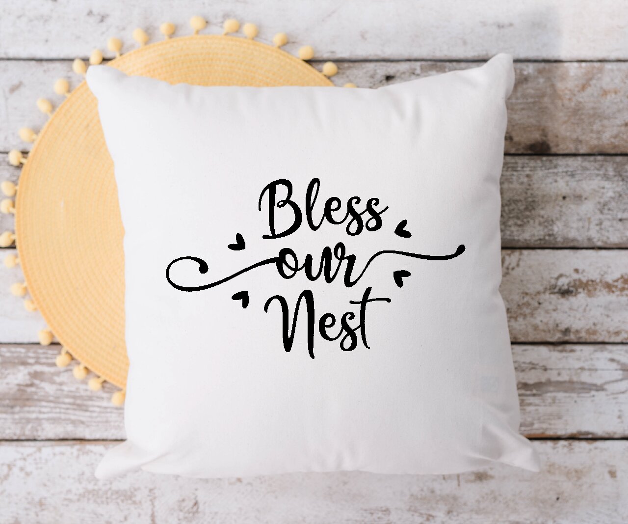 Bless Our Nest - Cushion Cover