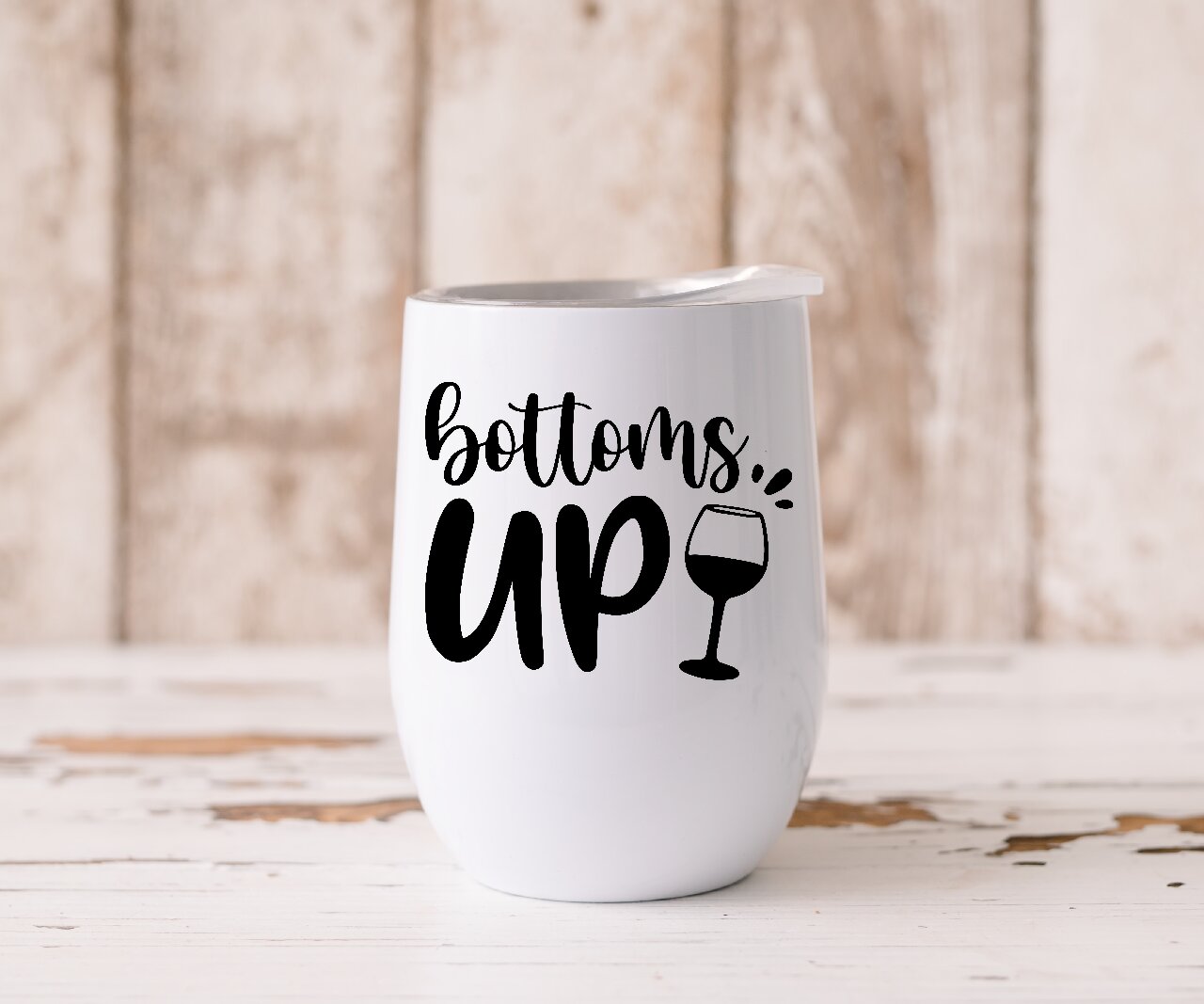 Bottoms Up - Wine Tumbler