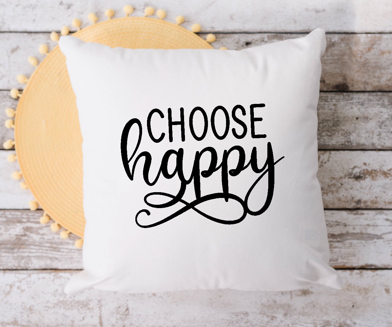 Choose Happy - Cushion Cover