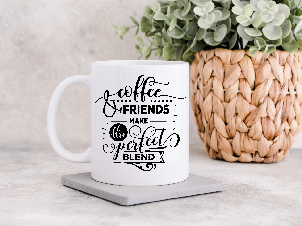 Coffee & Friends Make The Perfect Blend - Coffee Mug