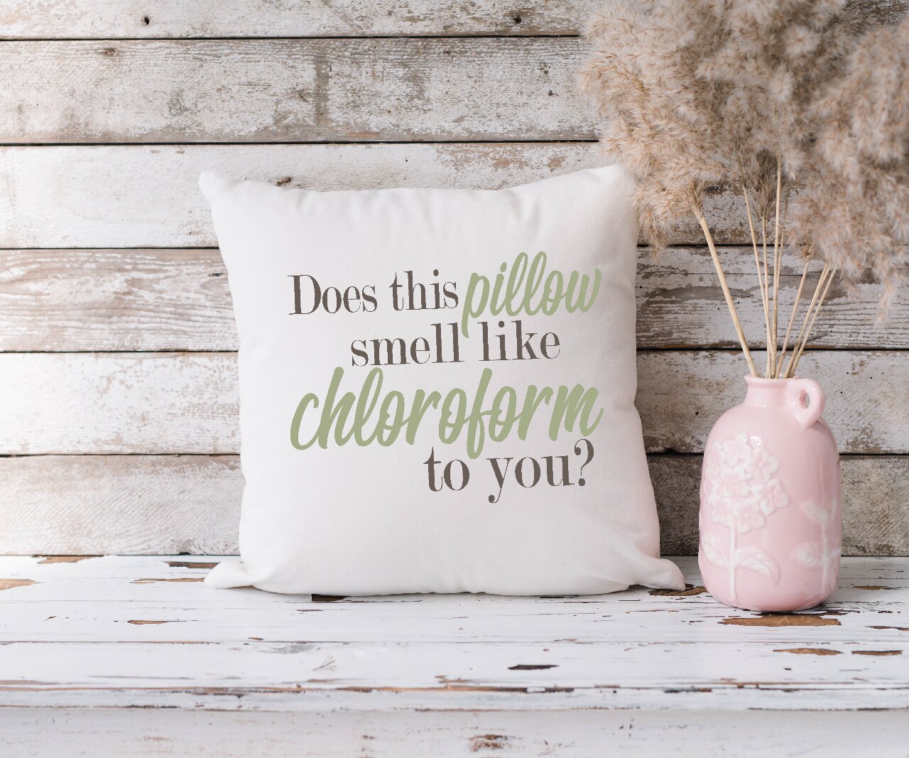 Does This Pillow Smell Like Chloroform To You? - Cushion Cover