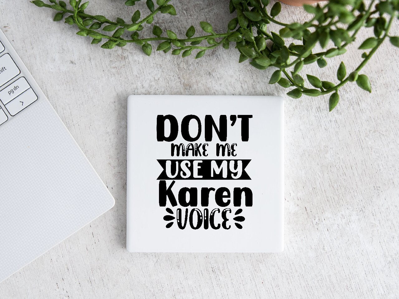 Don't Make Me Use My Karen Voice- Coaster