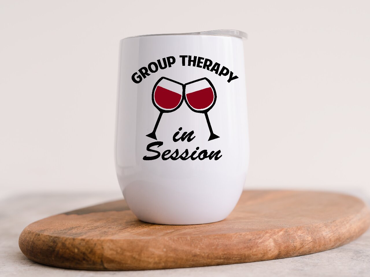 Group Therapy In Session - Wine Tumbler