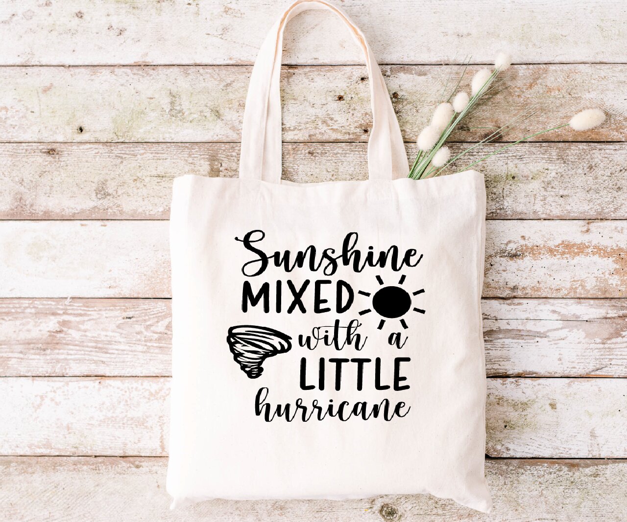 Sunshine Mixed With A Little Hurricane  - Tote Bag