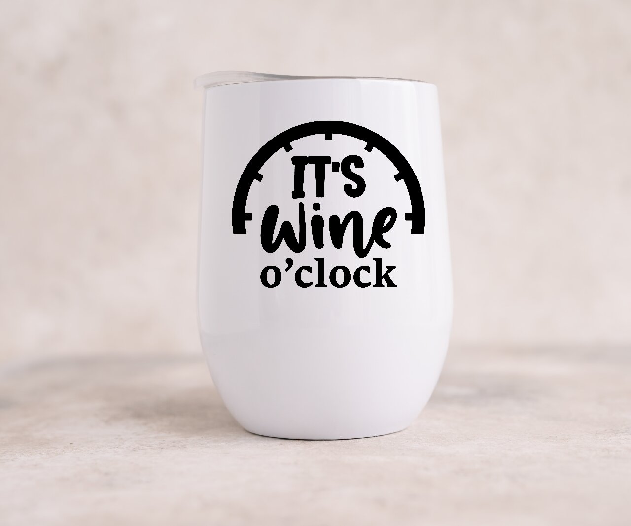 It's Wine O'Clock - Wine Tumbler