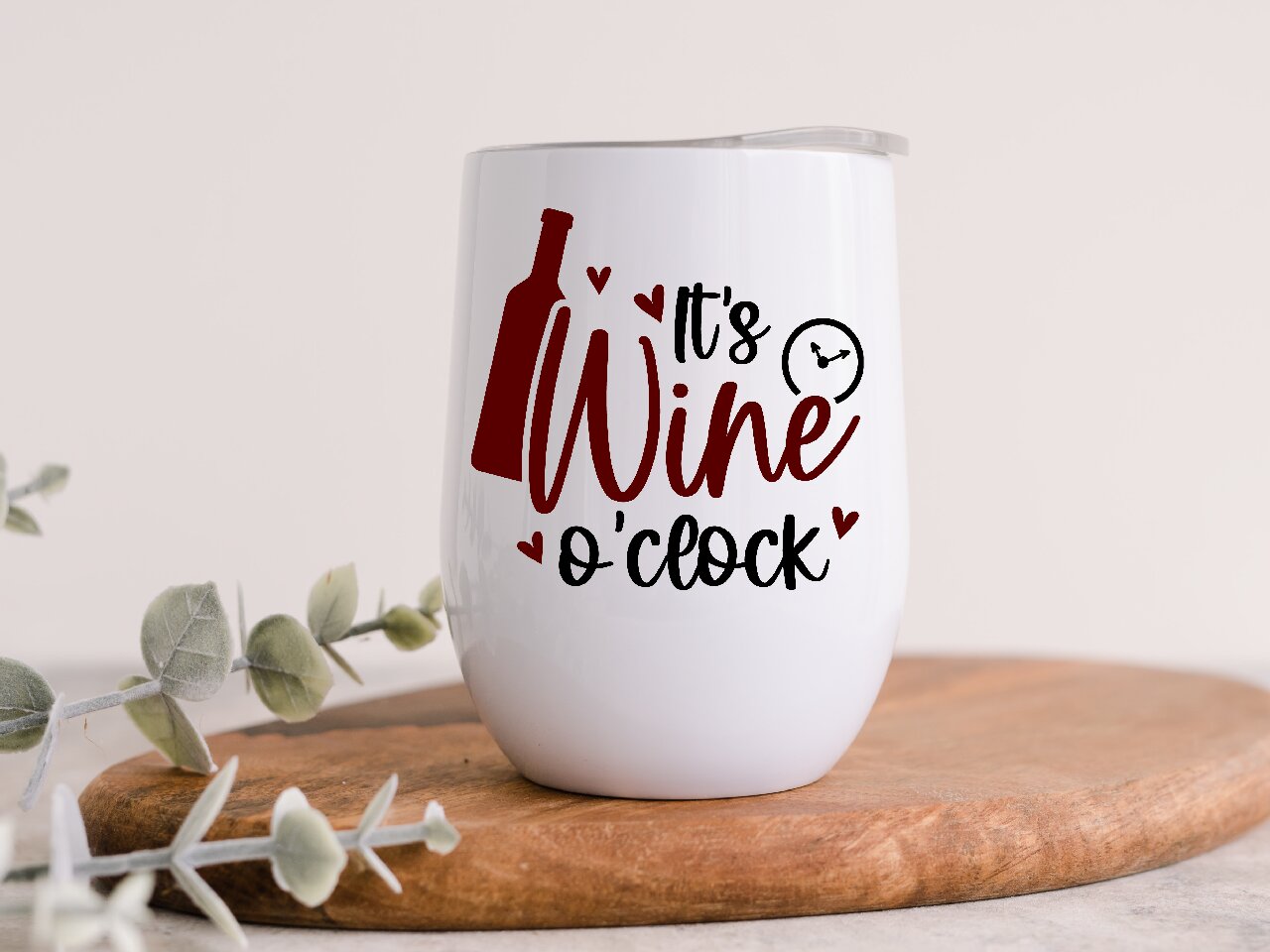 It's Wine O'Clock 2- Wine Tumbler