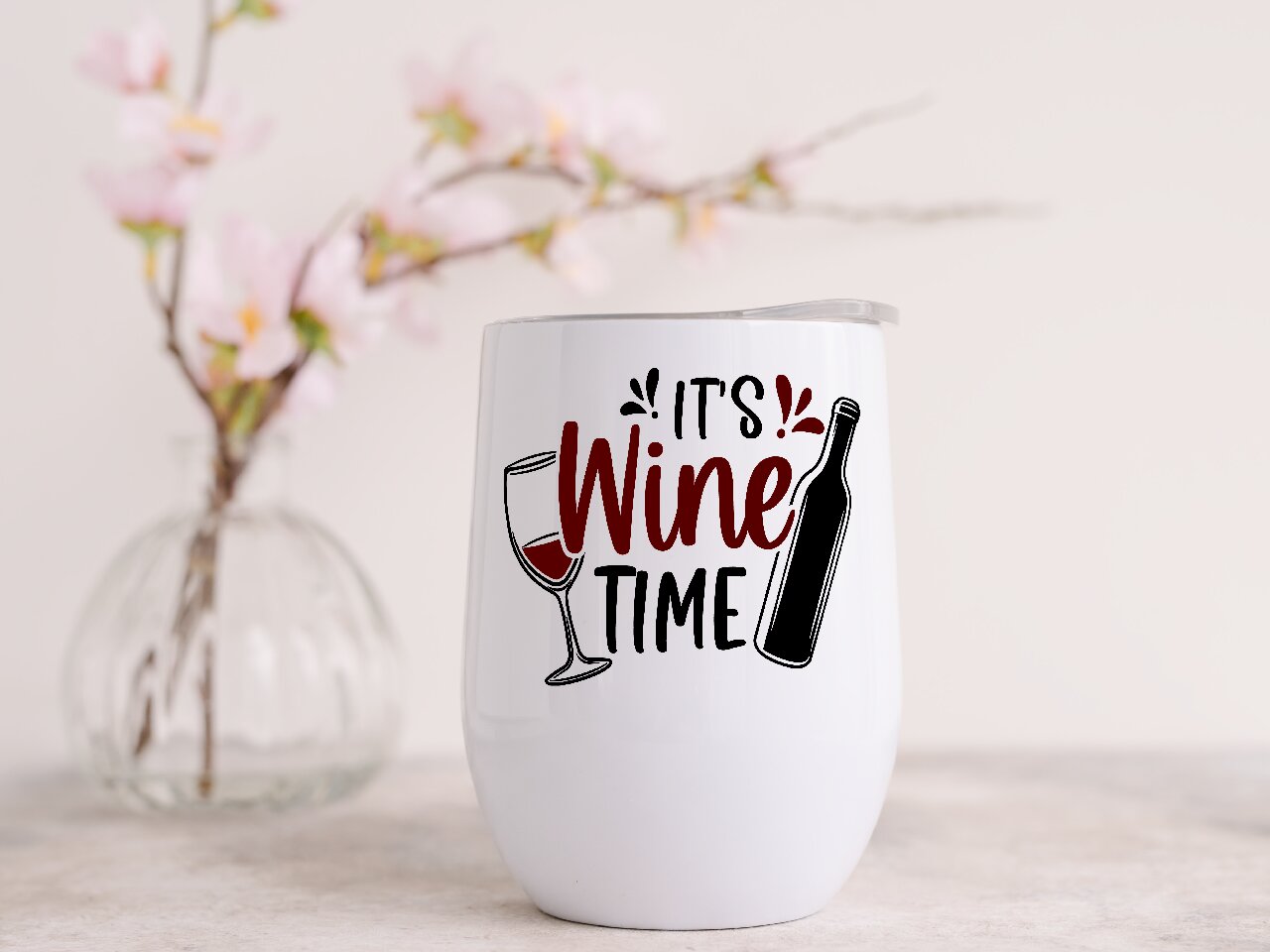 It's Wine Time - Wine Tumbler