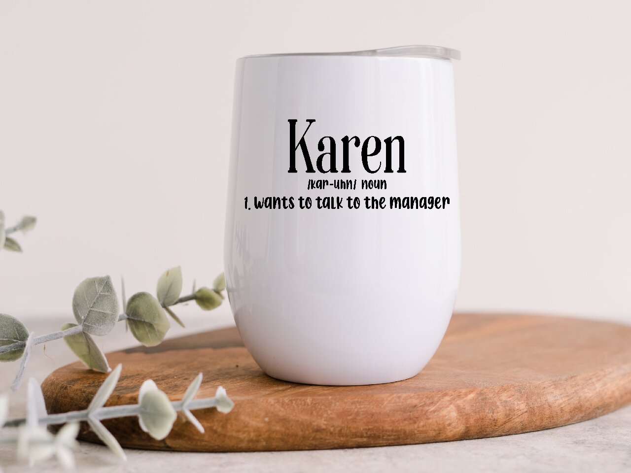 Karen Noun - Wine Tumbler