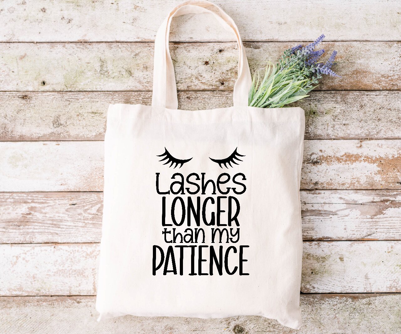 Lashes Longer Than My Patience - Tote Bag