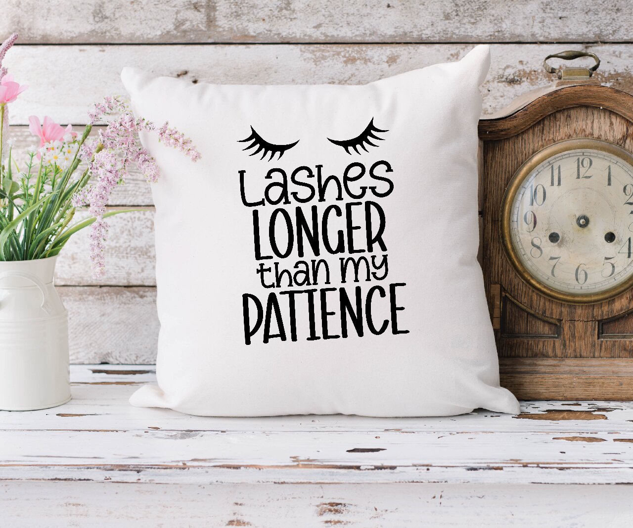 Lashes Longer Than My Patience - Cushion Cover