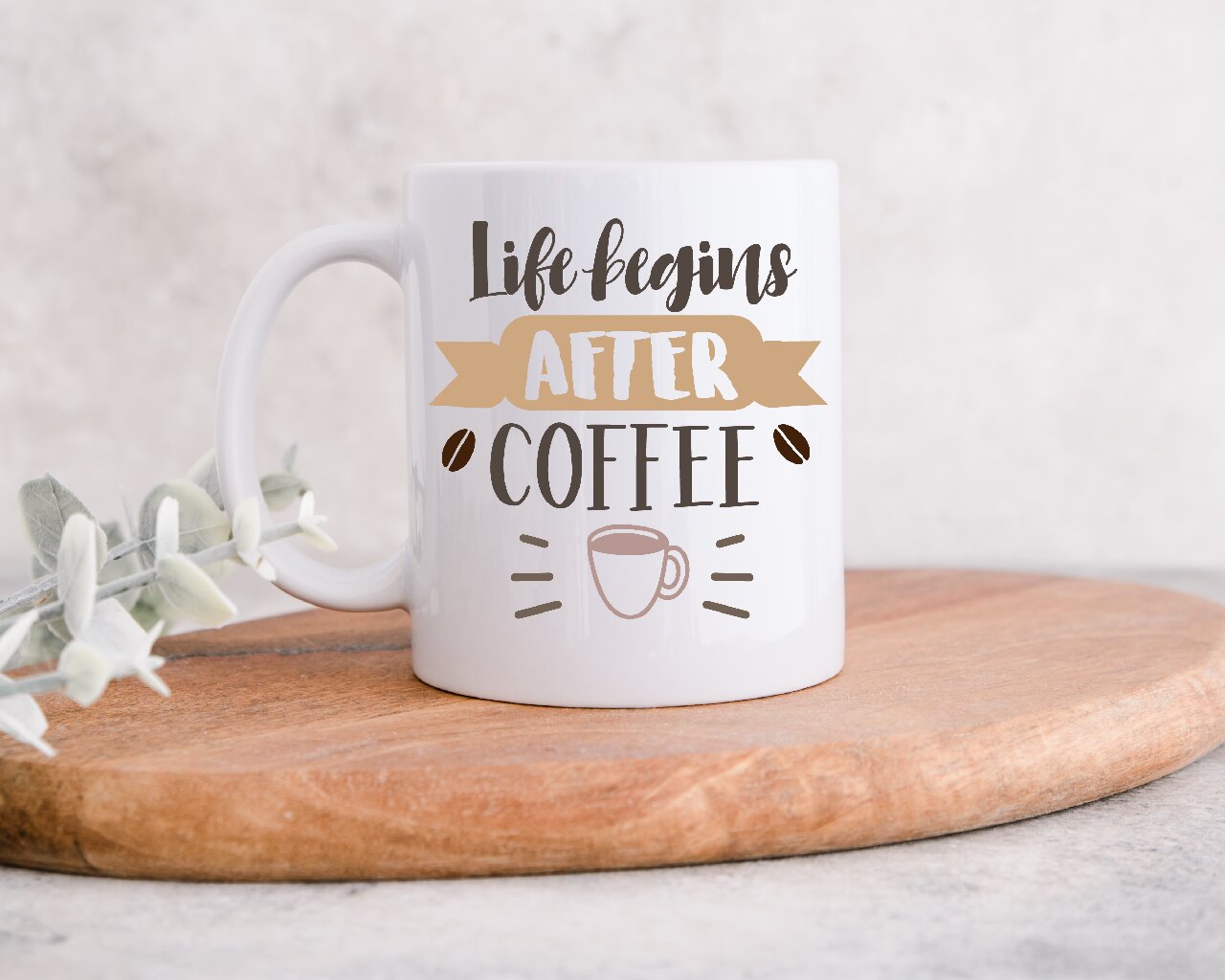 Life Begins After Coffee - Coffee Mug