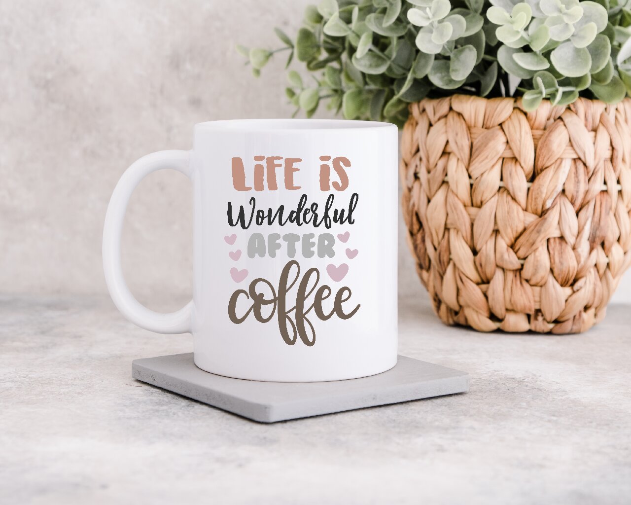 Life Is Wonderful After Coffee - Coffee Mug