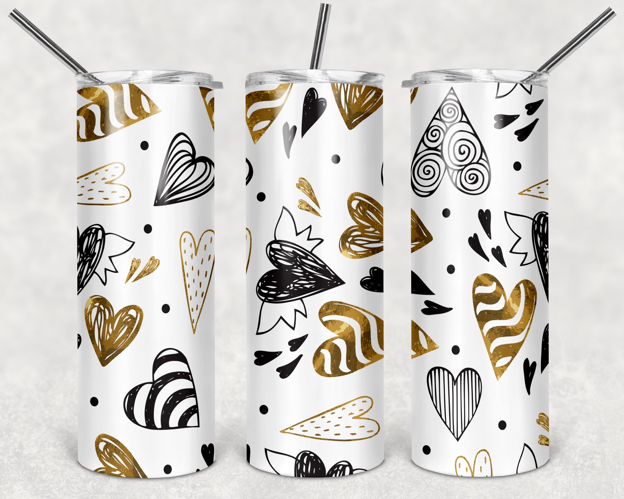 Valentines Design 17 - 20oz Skinny Tumbler