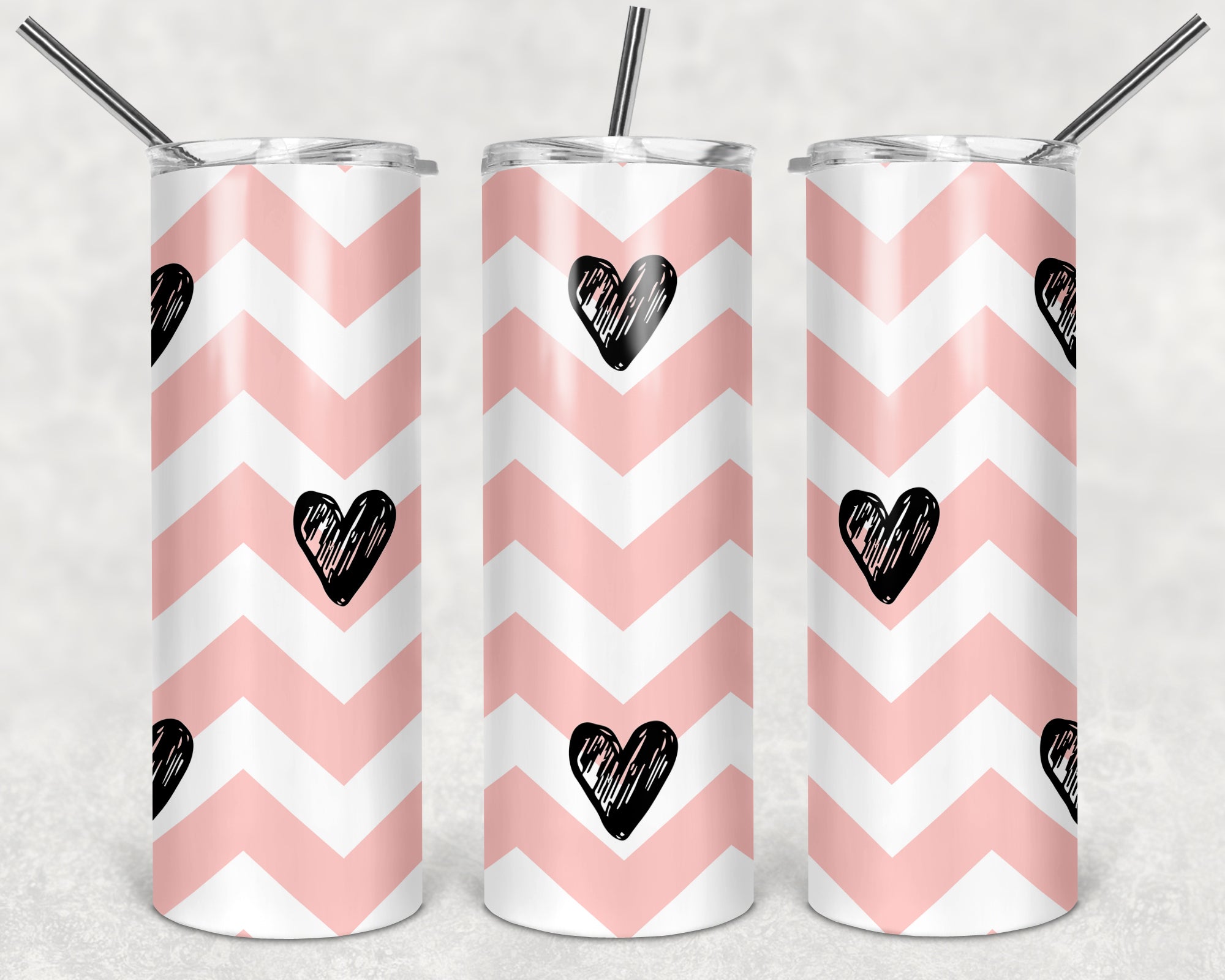 Valentines Design 45 - 20oz Skinny Tumbler