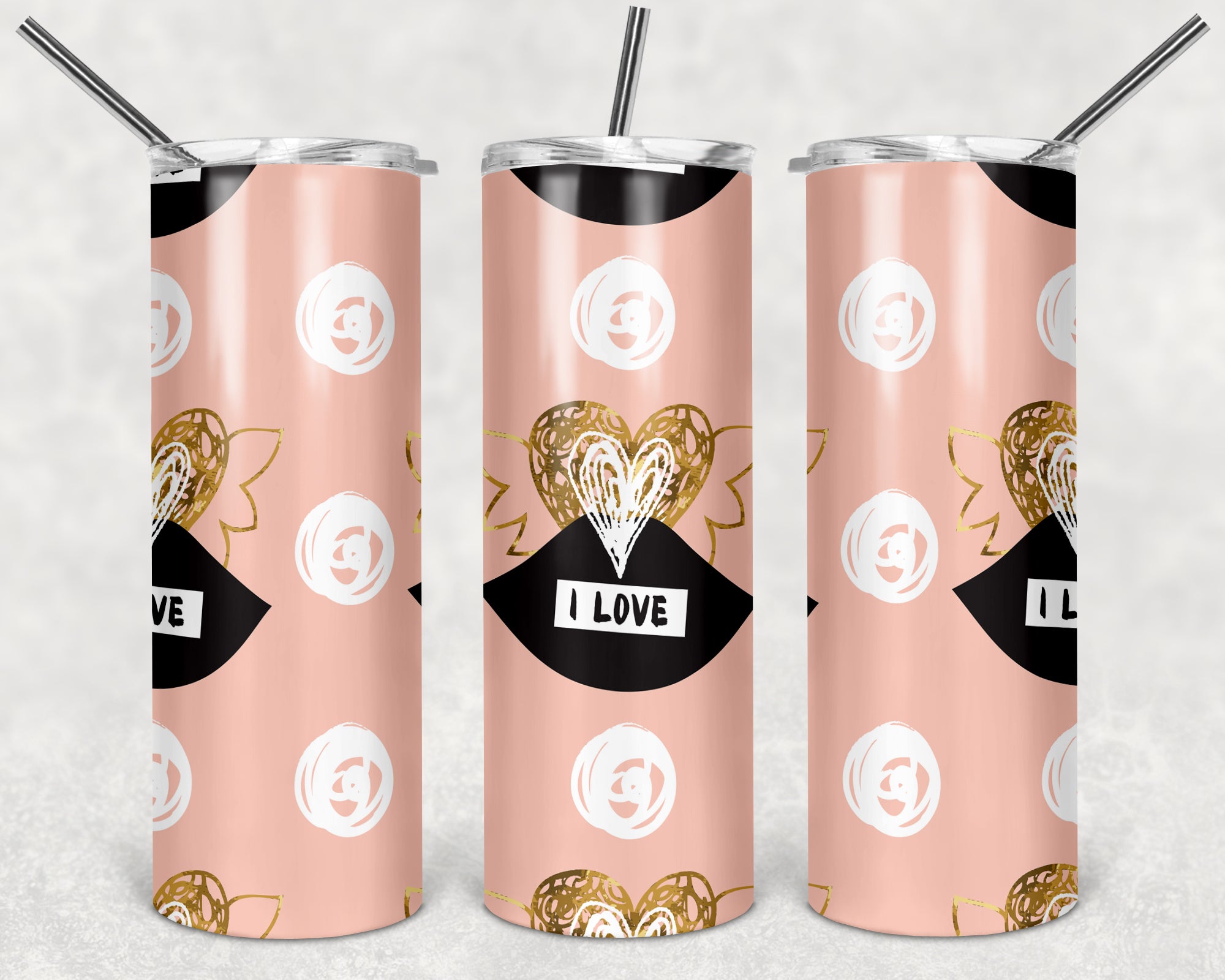 Valentines Design 28 - 20oz Skinny Tumbler