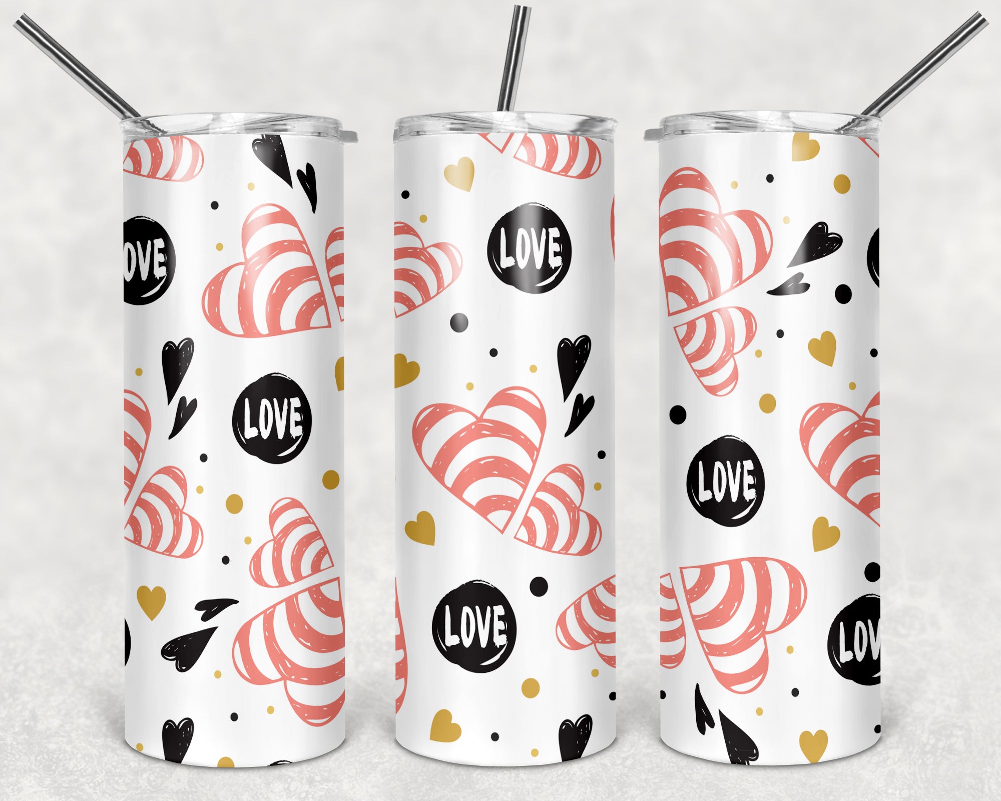 Valentines Design 31 - 20oz Skinny Tumbler