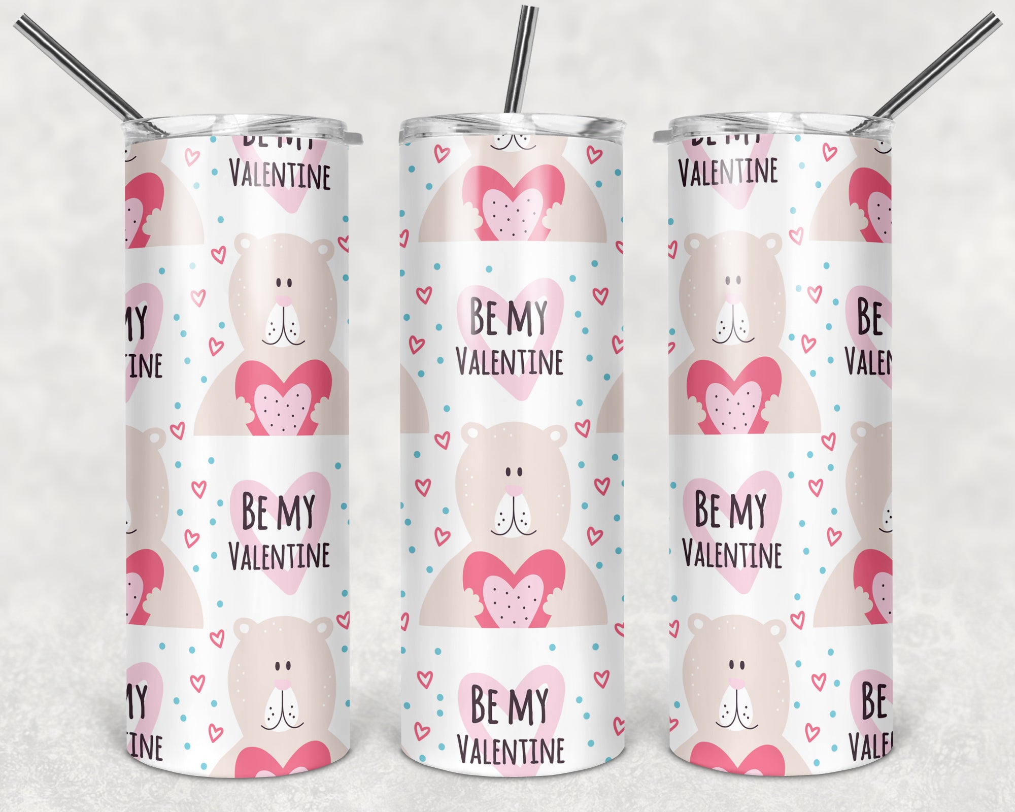 Valentines Design 33 - 20oz Skinny Tumbler