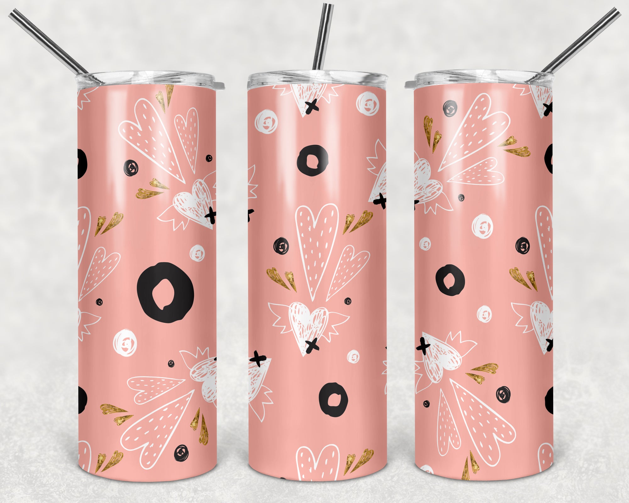 Valentines Design 37 - 20oz Skinny Tumbler