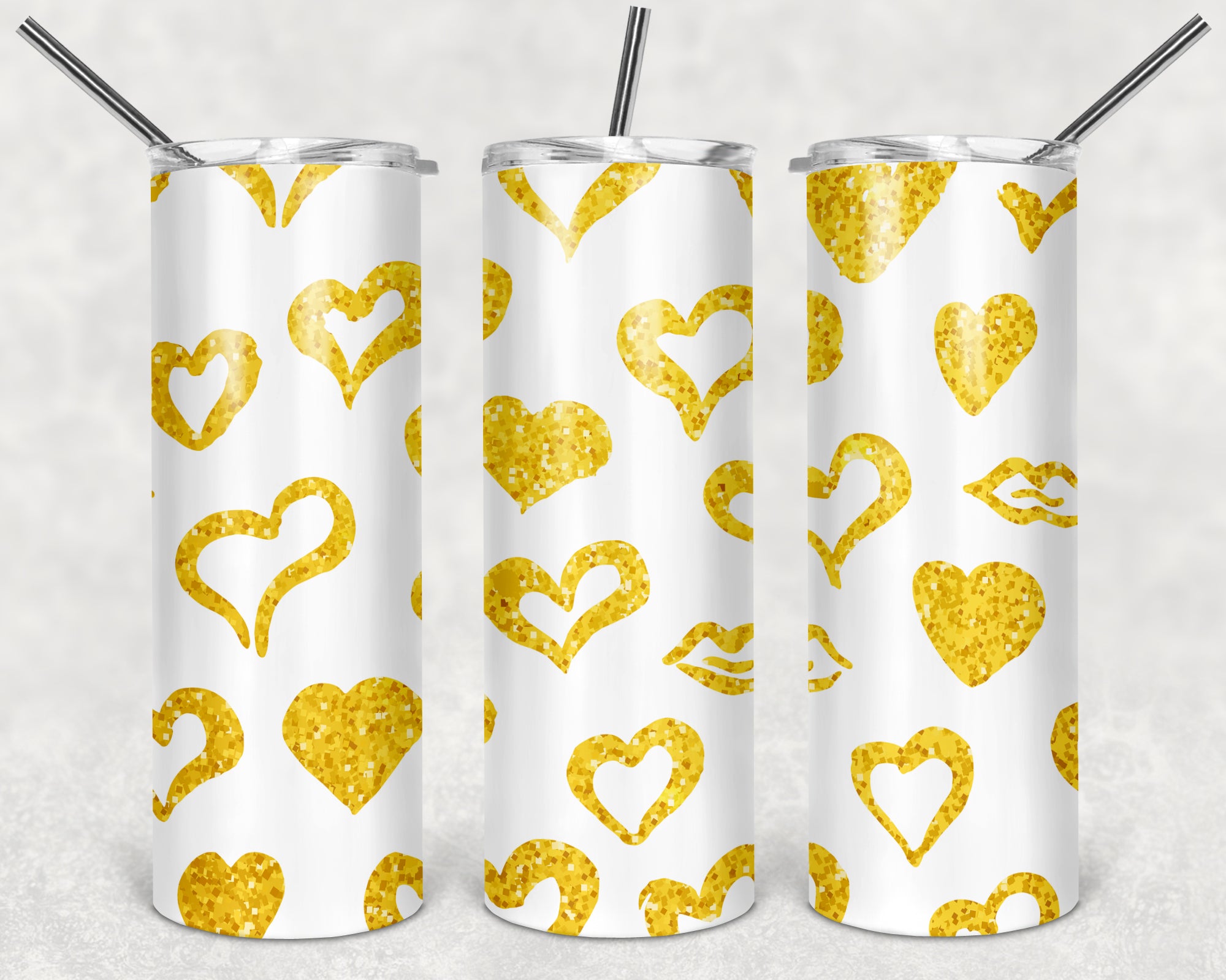 Valentines Design 19 - 20oz Skinny Tumbler