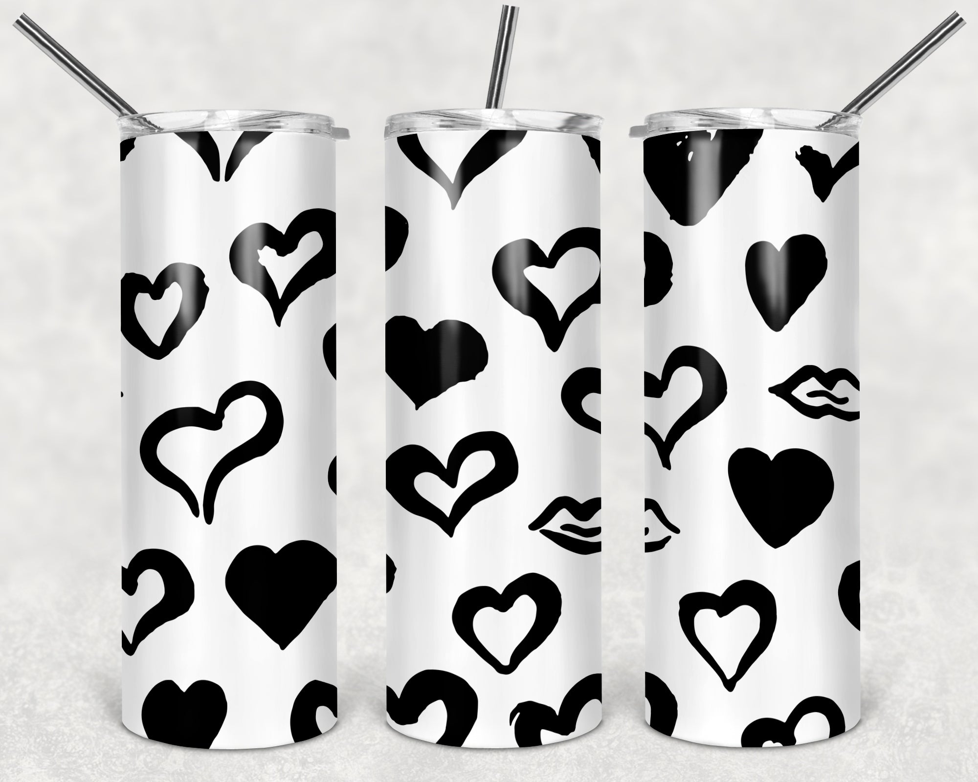 Valentines Design 20 - 20oz Skinny Tumbler