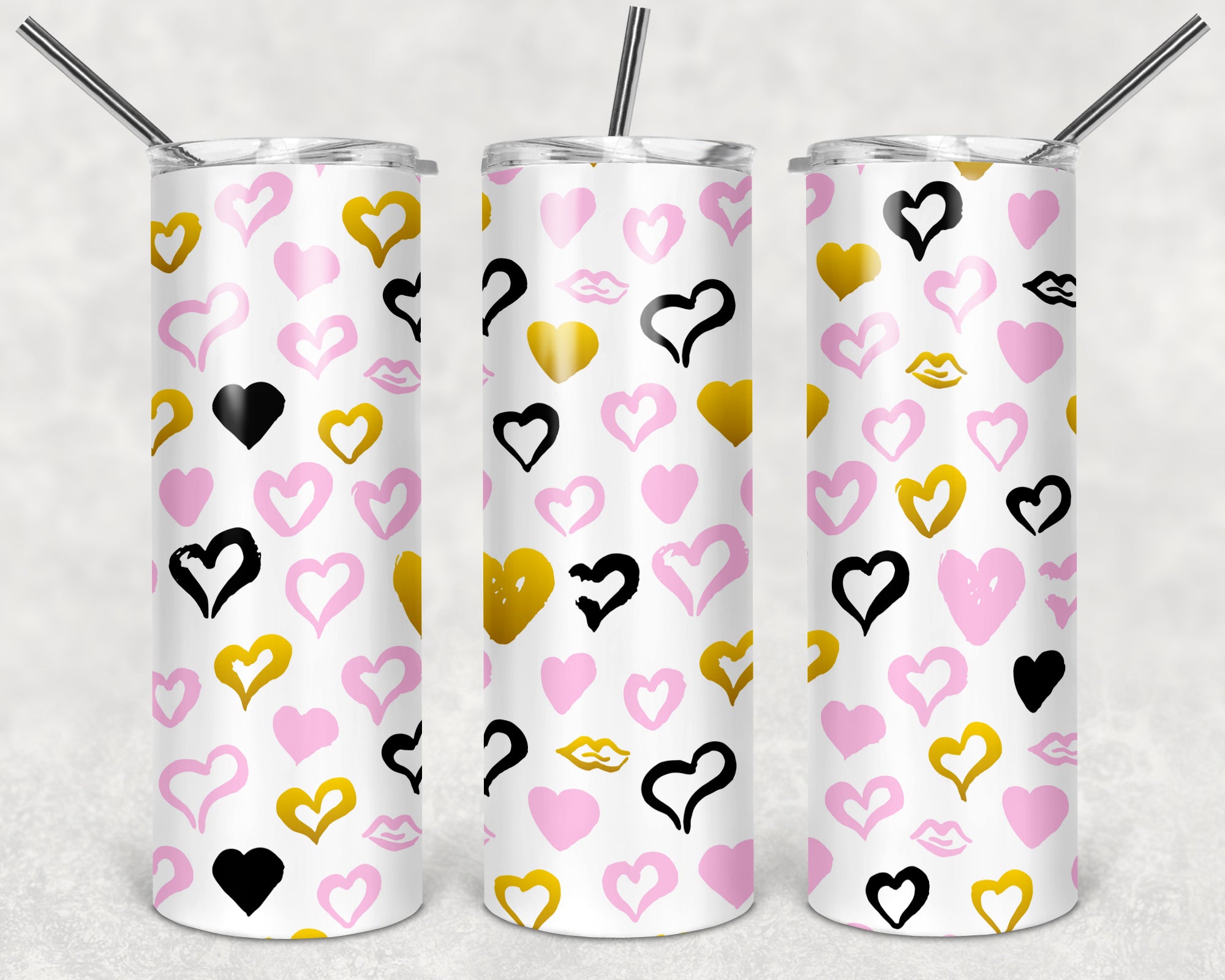 Valentines Design 21 - 20oz Skinny Tumbler