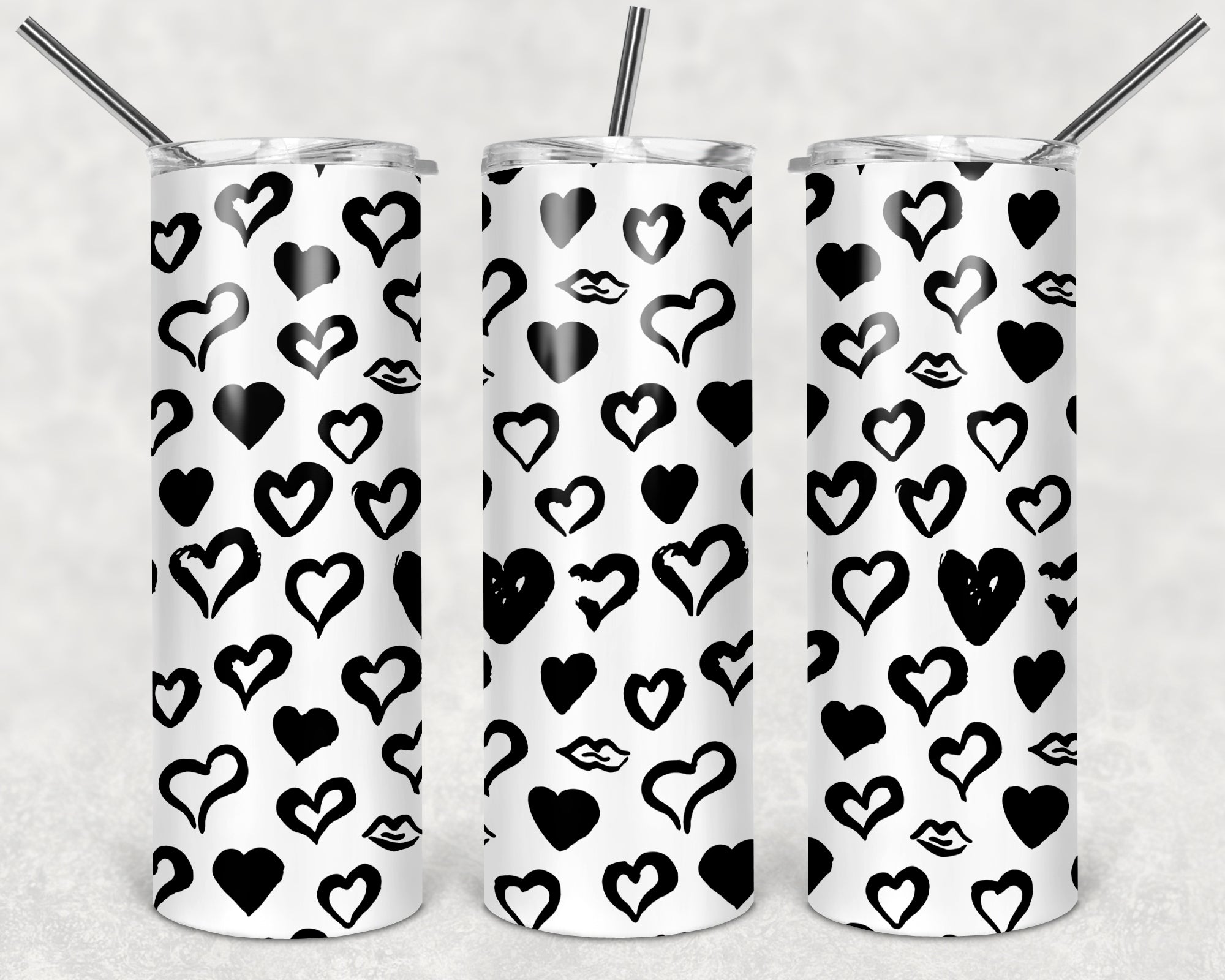 Valentines Design 22 - 20oz Skinny Tumbler