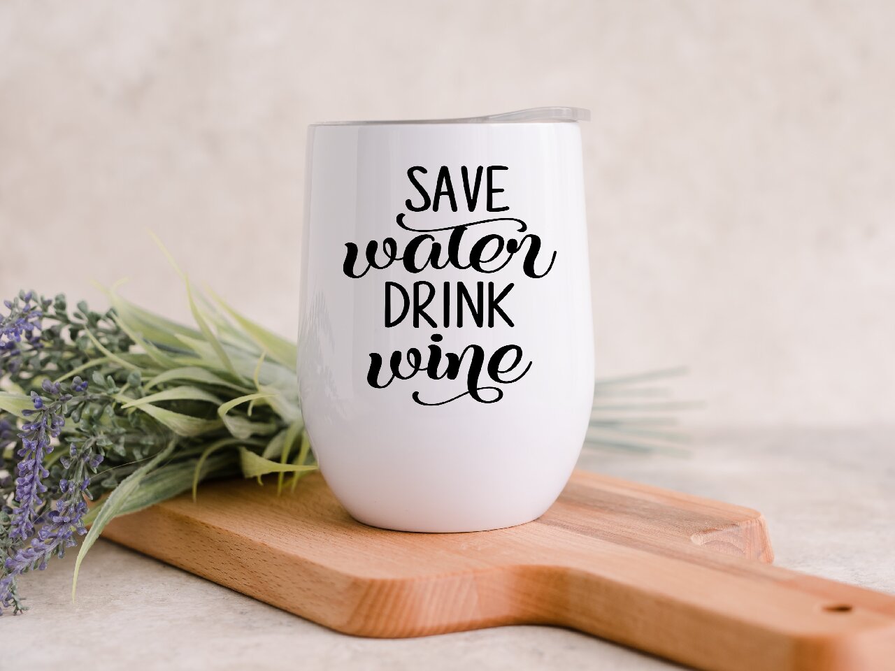 Save Water Drink Wine 1 - Wine Tumbler