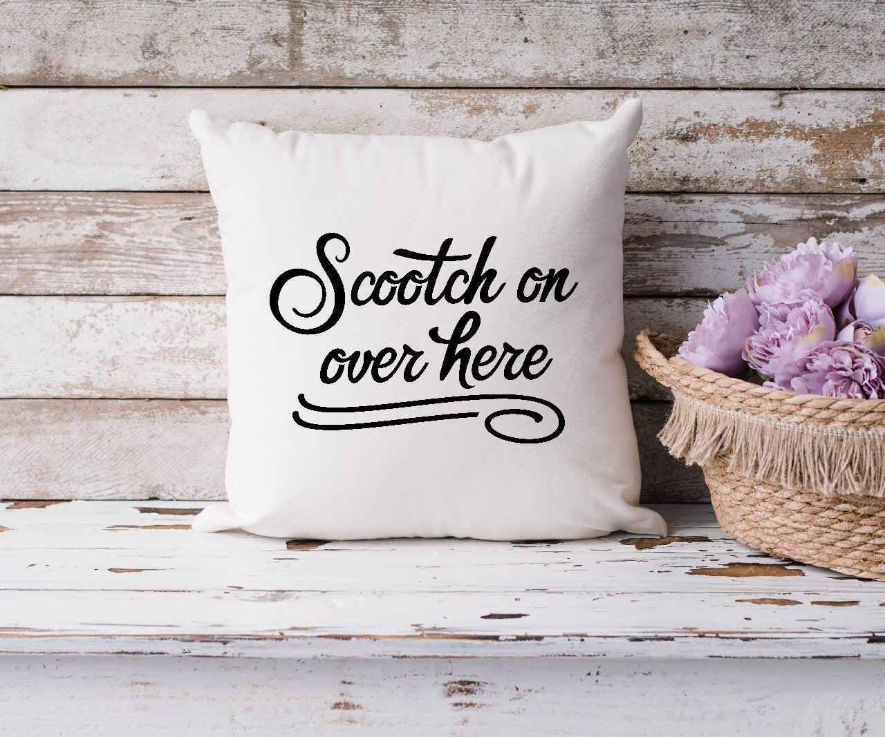 Scootch On Over Here - Cushion Cover