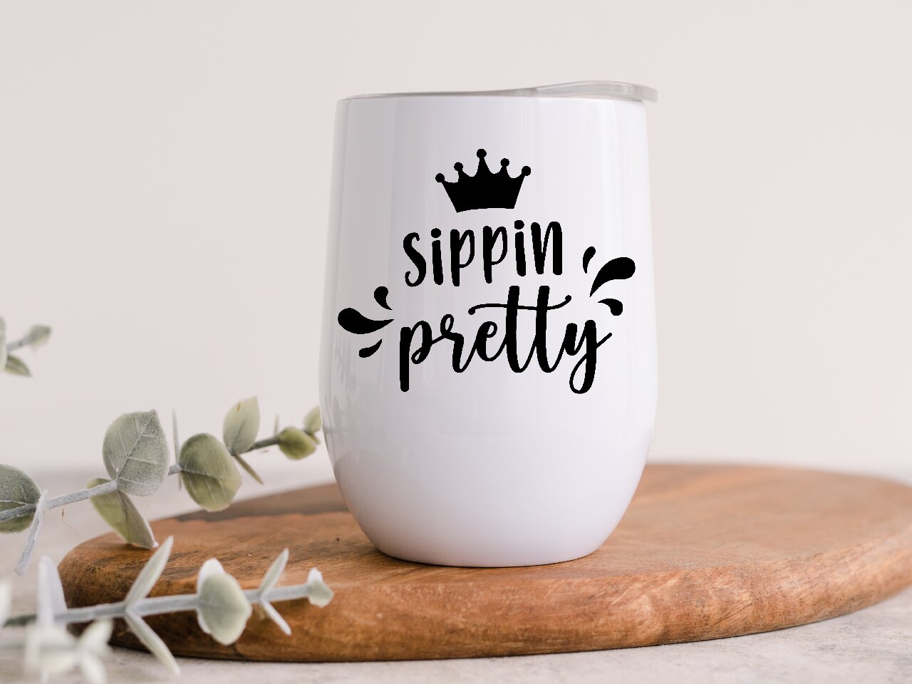 Sippin Pretty - Wine Tumbler