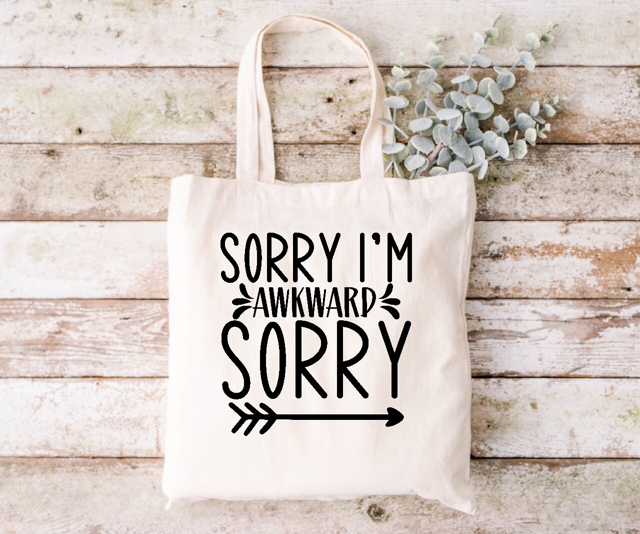 Sorry I'm Awkward, Sorry - Tote Bag