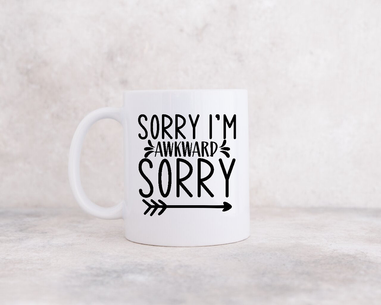 Sorry I'm Awkward, Sorry - Coffee Mug