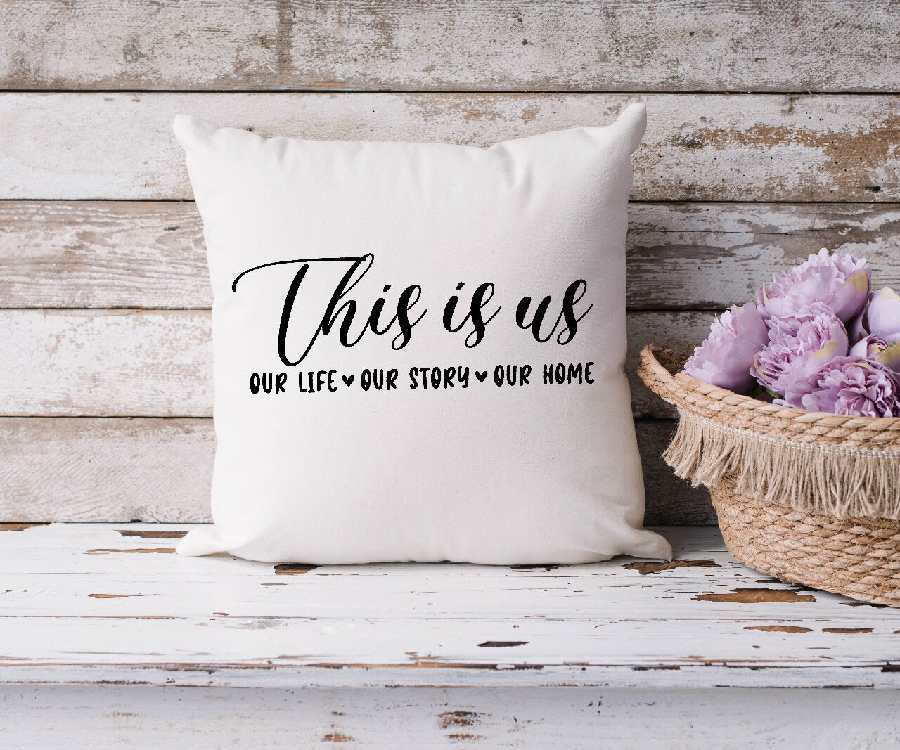 This Is Us, Our Life, Our Story, Our Love - Cushion Cover