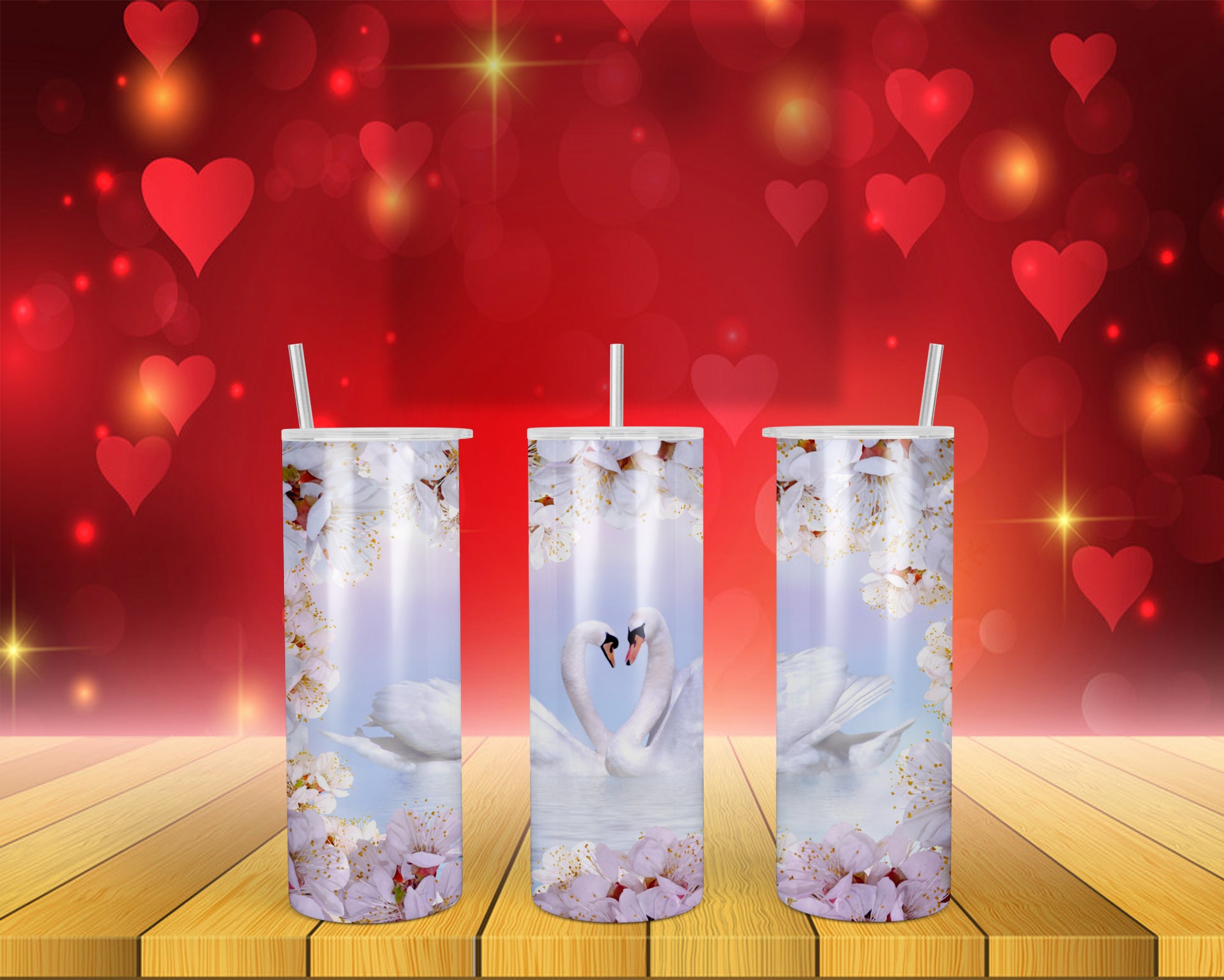 Valentines Design 1 - 20oz Skinny Tumbler