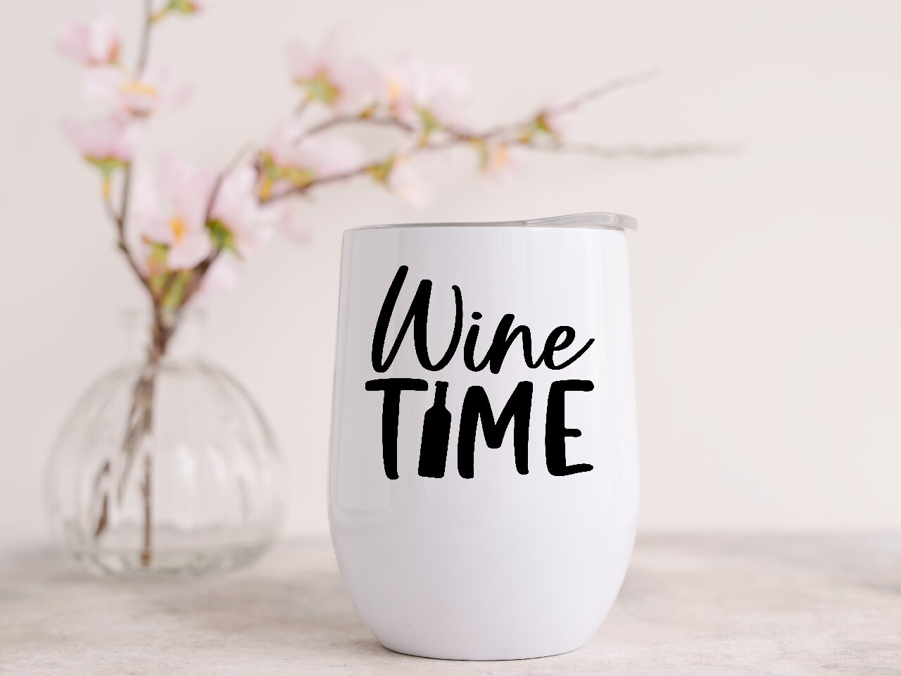 Wine Time 1 - Wine Tumbler